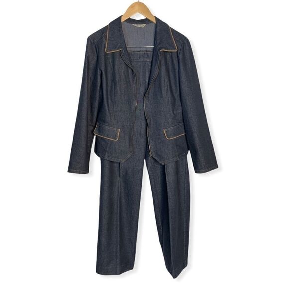 VINTAGE Jessica High Waisted Pant Suit - Picture 1 of 16